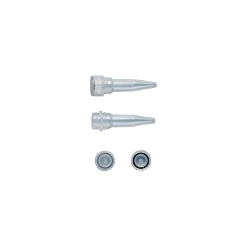 MBP Clear Conical Microcentrifuge Tubes with Screw Cap, 2.0ml Capacity (Case of 500)