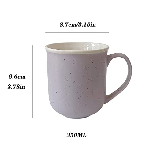 Taza de café práctica de cerámica para avena, leche y agua 2
