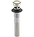 Kohler K-7124-A-AF Pop-Up Clicker Drain, Vibrant French Gold