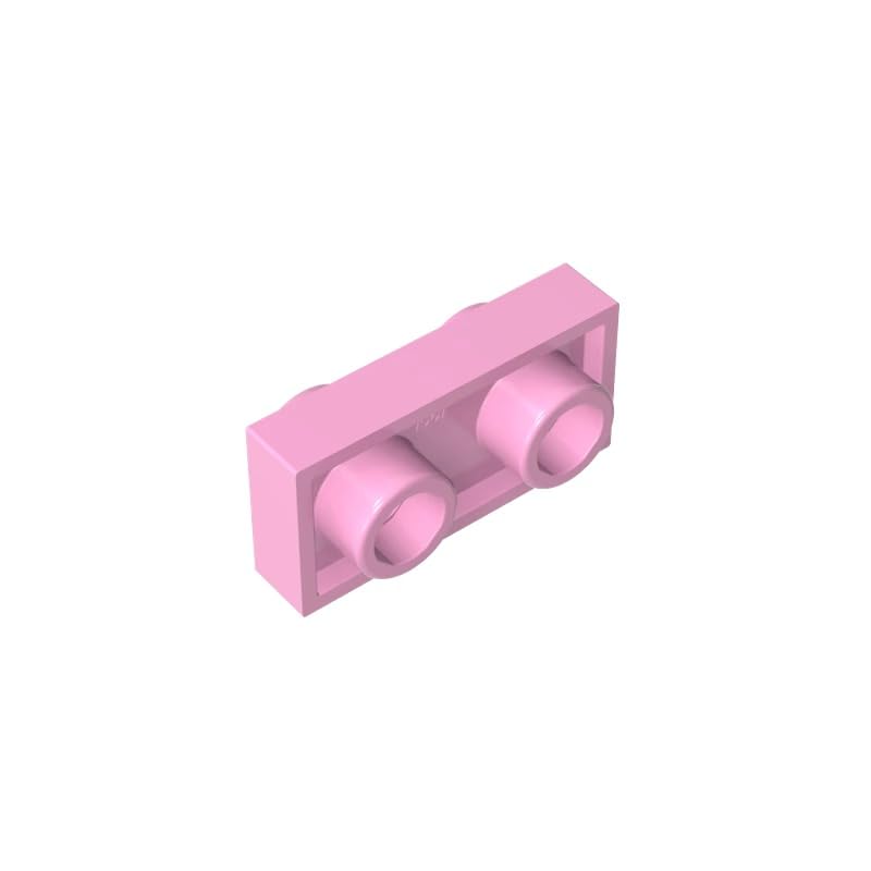GDS-1581 1x2 Double Sided Board 50PCS Compatible with Lego Toy DIY Parts and MOC Components for Major Brick Brands Color:Bright Pink โ image 1