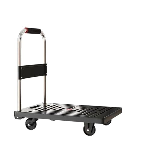 Carretilla portátil plegable de 4 ruedas pequeña y silenciosa miniatura 1