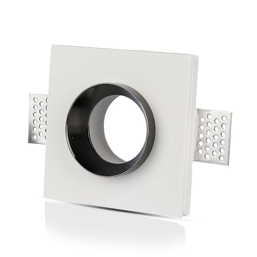 Lampe encastrée en gypse blanche luminaire de plafond intérieur VT-866