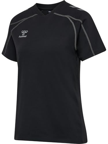 hummel hmlMOVE 2.0 - Maglietta da Donna, Taglia S, Colore Nero, XL