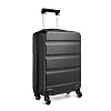 Kono 55x38x20cm Koffer Cabine Duurzame en Lichtgewicht ABS Bagage 33L met 4 Wielen (Grijs)