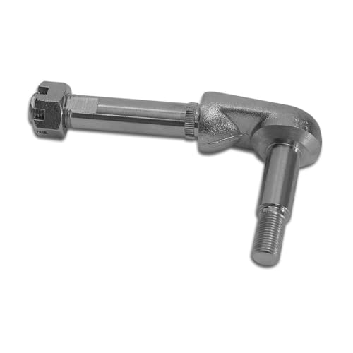 IINAWO for Chevy for Corvette 1963-1977 1982 Rear Right Lower Shock Mount Bolt w/Nut Silver 250-0884