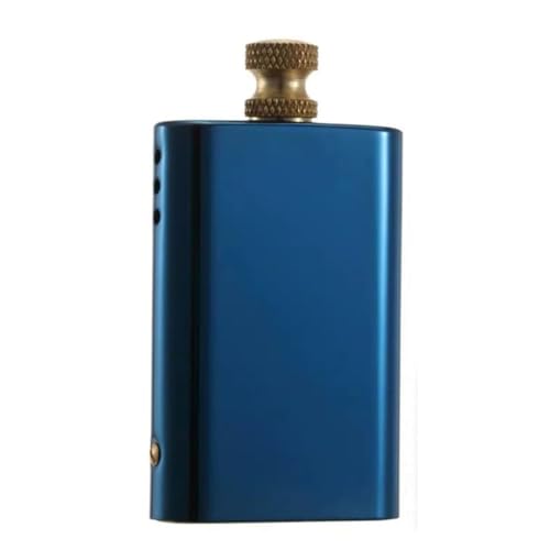 Briquet à kérosène à vis à l'ancienne pour homme - 1000 allumettes - Métal vintage - Bleu