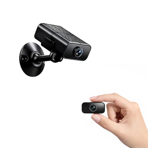 JICICUXI Mini Kamera 4K HD Überwachungskamera Innen mit 150 Weitwinkel & Nachtsicht WLAN 2 4 & 5 GHz Kamera Überwachung Innen Live Übertragung via Handy App Intelligente Bewegungserkennung