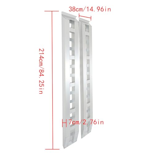 Rampas de aluminio 84 x 15 pulgadas para remolque 3000 lb miniatura 7