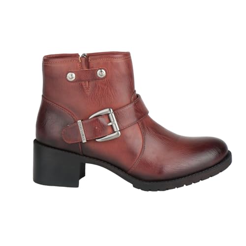 CHATTAWAK 8sardaignebordeauxbrosse39, Botas Cortas al Tobillo Mujer, Granate, 39 EU