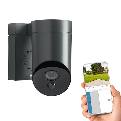Somfy 2401563 - Outdoor Camera - Caméra de Surveillance Extérieure WiFi - 1080p Full HD - Sirène...