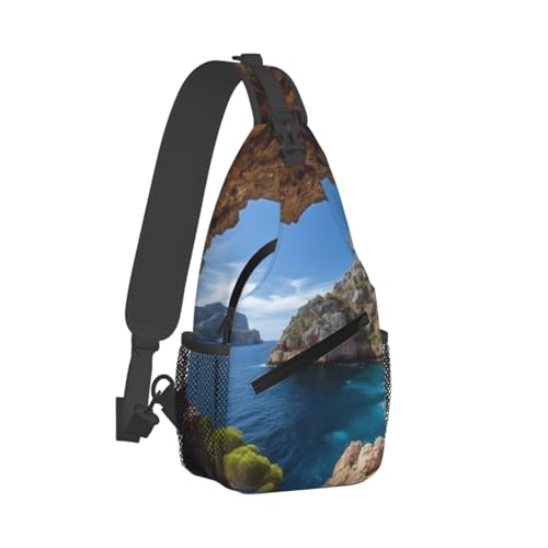 Bolso cruzado para hombre mochila deportiva de hombro miniatura 2