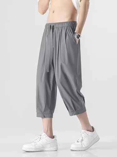 Image of Lymio Men Shorts || Three Quarter Pant for Men || 3 /4 Casual Cotton Shorts (Short-46-49)