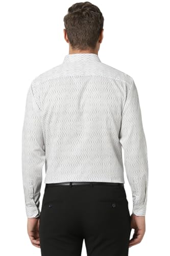 Image of Van Heusen Casual Printed Shirt for Men| Premium Cotton| Full Sleeves| Slim Fit |Breathable Fabric