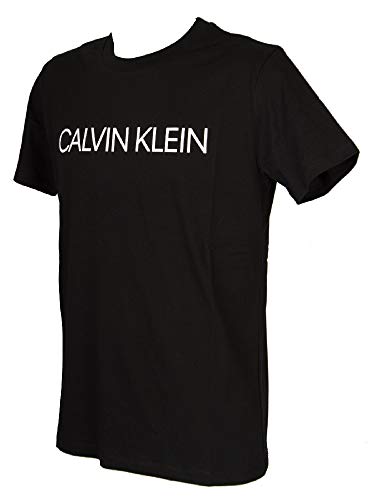T-Shirt Calvin Klein Homme Col Rond Manches Courtes Blanc Noir Modèle KM0KM00479