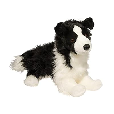 Douglas Chase Border Collie Dog Plush Stuffed Animal