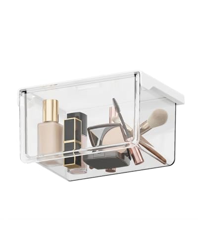 BALUCA Small Clear Stackable Storage Drawers