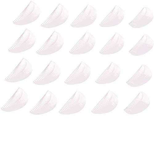 Locisne 20pcs Silikon Wimpern Curler Pads,Wimpernwelle Silikon Perming Lockenwickler Wimpern Curler,Silikon Röllchen Root Lifting Wimpernzange Make up Tool perfekt geschwungene Wimpern