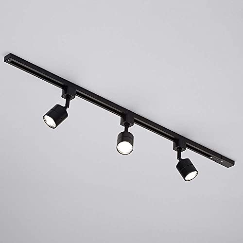 Image of JACKAL 1 Meter Length (3FT) LED Track /Track line /Trackway /Track Rail for Track Light (Black Body) Pack of 8 - Compatible with All Watts Track Lights