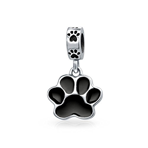 Charm In Argento Sterling 925 A Forma Di Zampa Di Cane, Ideale - Foto 3
