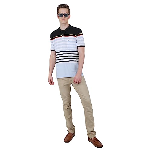 Image of Duke Men's Striped Regular Fit T-Shirt