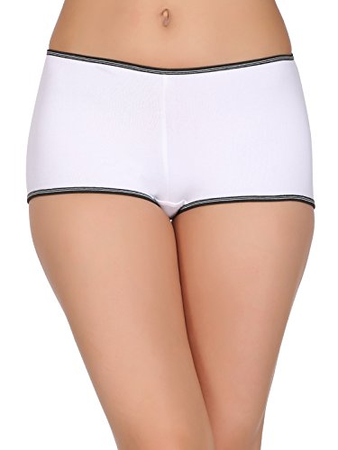 Image of Clovia Women's Cotton Mid Waist Boyshorts