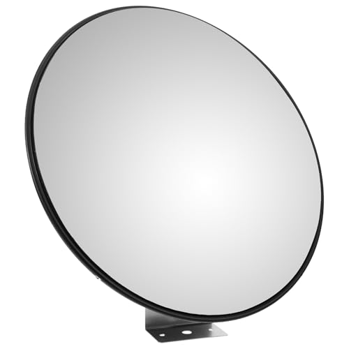 Miroir Convexe de Sécurité 30 cm en ABS Orange pour Angle Mort et Circulation Jojofuny