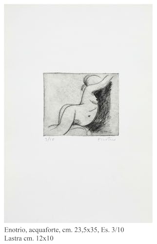 Gravure originale d'Enotrio impression art collection murale