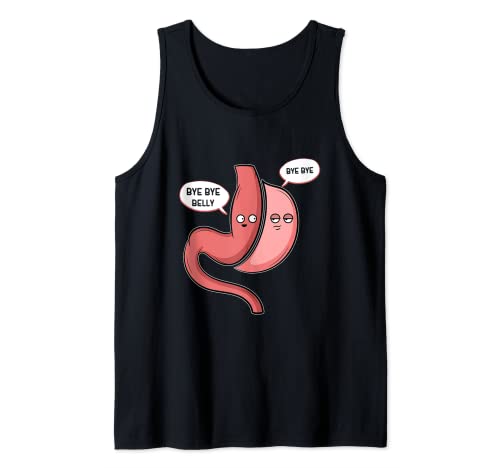 Manica gastrica Bye Bye Belly Divertente Chirurgia bariatrica Canotta