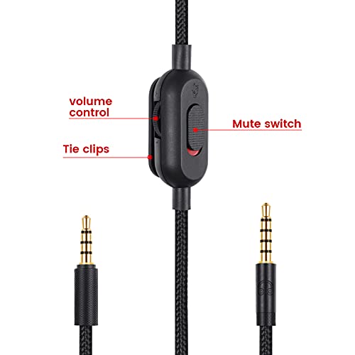 Image of G433 Aux Cord for Logitech Wired G233, G Pro, G Pro X Gaming Headsets