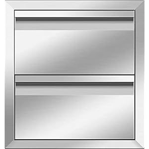 Outdoor Kitchen Drawer Single BBQ Drawer Stainless Steel, 14W x 15H x 23D Inch Outdoor Kitchen Drawer Single BBQ Drawer Stainless Steel 14W x 15H x 23D Inch
