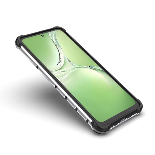 Image of Glasgow Back Case Cover Compatible with [ Oppo K12x 5G ] (Stylish Design) - Black