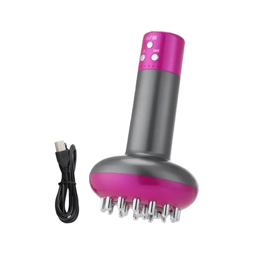 Yakermur Masajeador Corporal Manual | Rascador Eléctrico Calentado | Cepillo Massager Antielulitis 9 Niveles de Intensidad,Para Piel Reafirma Y Tejidos Aliviados En Vientre Piernas Brazo Espaldas