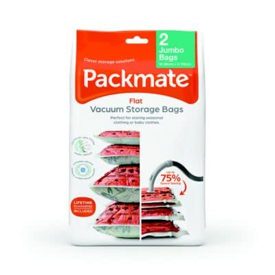 Packmate Jumbo Flat Vacuum Bags 2-Pack
