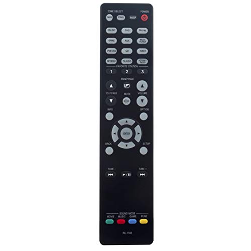 Compatibile con alcuni modelli: Per Denon AVR-X3000 AVRX3000 RC-1184 RC 1184 RC1184 e altro.