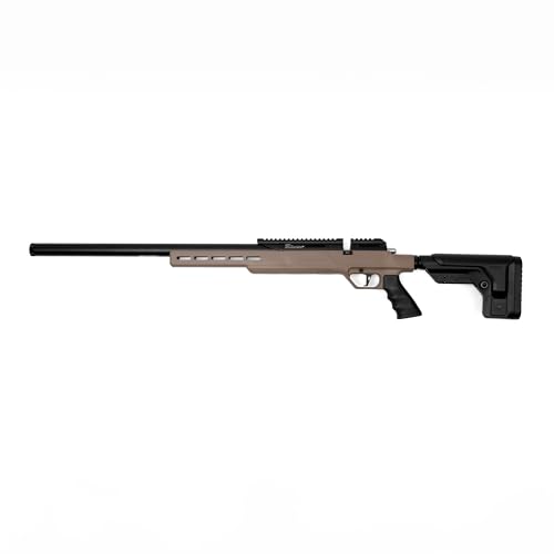 Barra 250z PCP Air Rifle – .25 Caliber, 1000 FPS, Bolt Action, Tan Finish