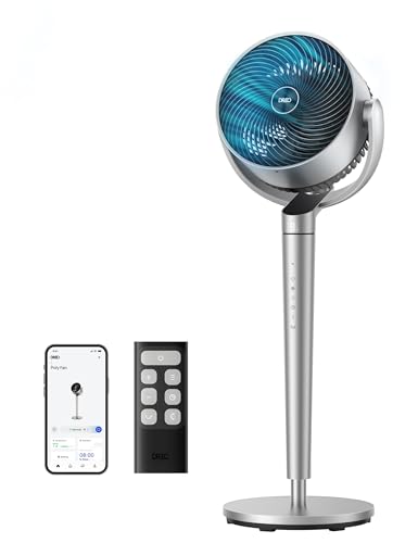 Dreo Smart Fan for Bedroom, 110ft Pedestal Fan with DC