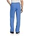 Landau Essentials Relaxed Fit 3-Pocket Elastic Scrub Pants for Men 8550 Ceil Blue