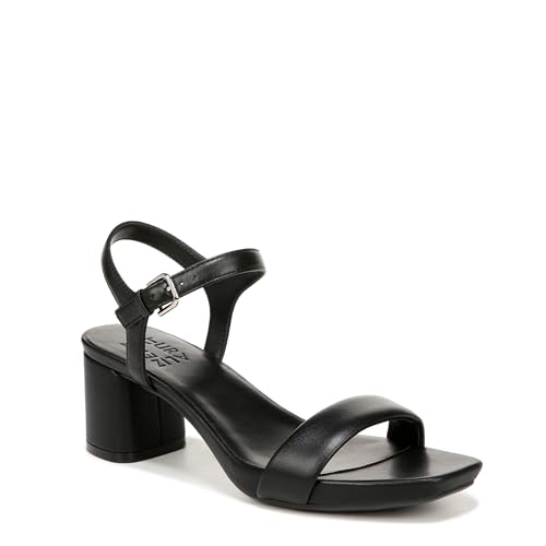 Naturalizer Womens Izzy Block Heel Ankle Strap Sandal