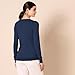 Amazon Essentials Women's Regular-Fit Lightweight Long-Sleeve V-Neck Sweater, Navy, 1X