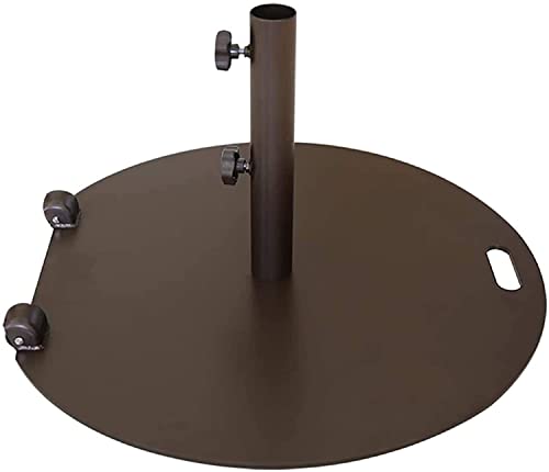 Abba Patio 55 lb Patio Wheels 28' Diameter Heavy Duty Steel Umbrella Base Stand Outdoor for Deck,...