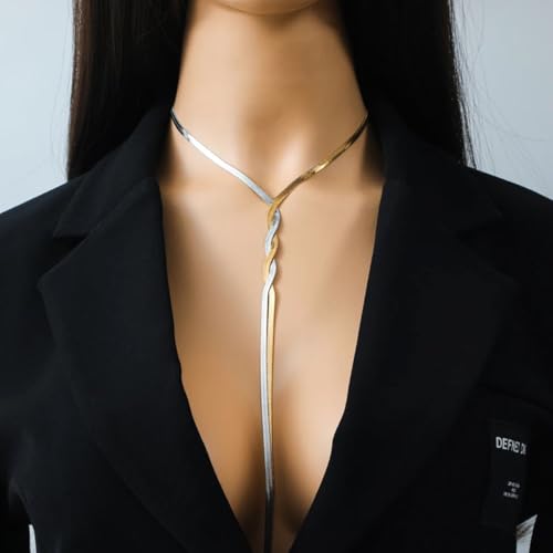 Collier chaîne de serpent mode 2025 bijoux acier inoxydable pour cou