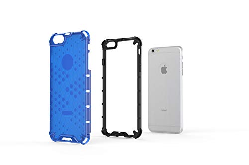 Image of Glasgow Back Case Cover Compatible with Apple iPhone 6s (Honeycomb Pattern) - Transparent