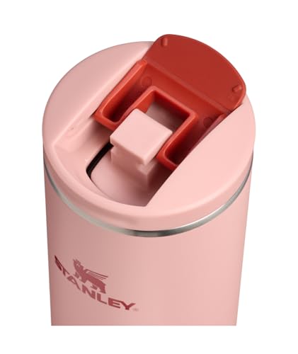 Image of STANLEY Transit FlipTop Mug | Leakproof Coffee Travel Cup | Vacuum Insulated Stainless Steel | Stays Hot or Cold for Hours | BPA-Free | 20 oz | Peach Rose