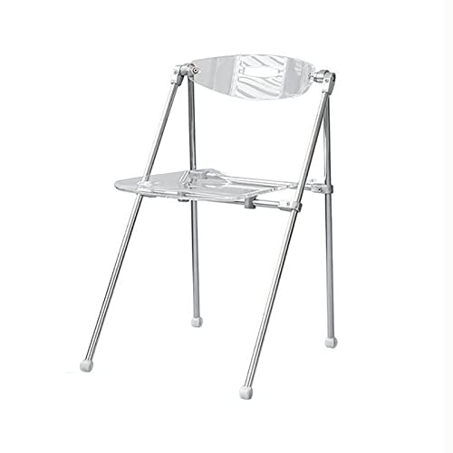 Transparent Acrylic Folding Dining Chair - Clear Modern Conference Chair