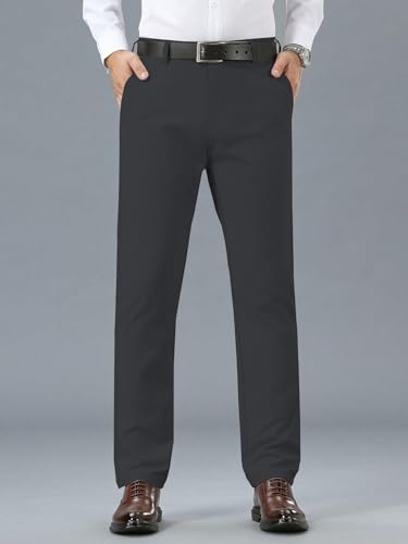 Image of TAGDO Men's Cotton Casual Trousers | Slim Fit Formal Pants for Man | Comfortable & Breathable Fabric | Stylish Office Wear | Everyday Casual Pant for Men