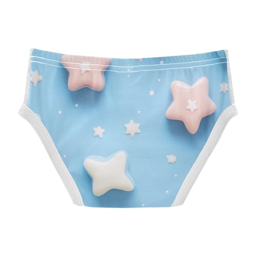 KLL Blue Stars Toddler Boys Soft Underwear Briefs Breathable Children Panties2