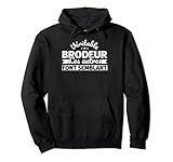Beau design pour Brodeur avec le drôle de dicton : Véritable Brodeur - Les autres font semblant
