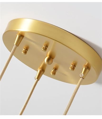 Lámpara de suspensión de cristal Chaner, diseño interior elegante 6