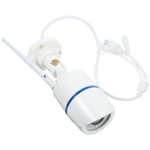 Caméra de vidéosurveillance sans fil SHINEOFI avec écran blanc et audio bidirectionnel