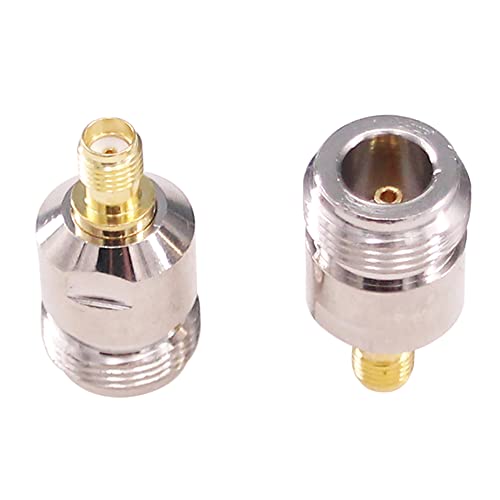 2pcs SMA a N Coax Adaptador SMA Hembra a N Hembra miniatura 2
